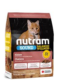 Nutram Sound (S1) - Chaton - Poulet et Saumon - 2.5 lbs - Nutram