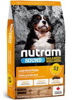 Nutram Sound (S3) - Chiot grande race - Poulet/Avoine - 25lbs (11.4kg) - Nutram