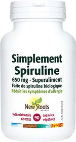 Spiruline - Simply Spirulina - 90 caps. - New Roots Herbal - New Roots Herbal