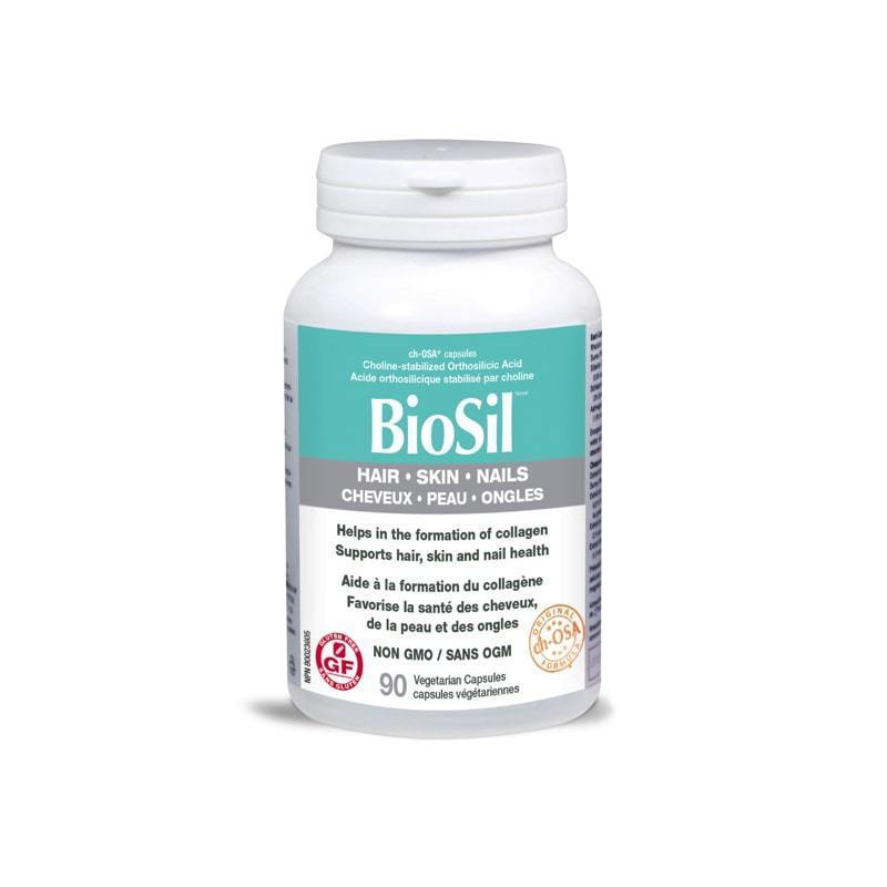 Biosil - Cheveux-Peau-Ongles - Capsules - 46 Végécapsules - Biosil