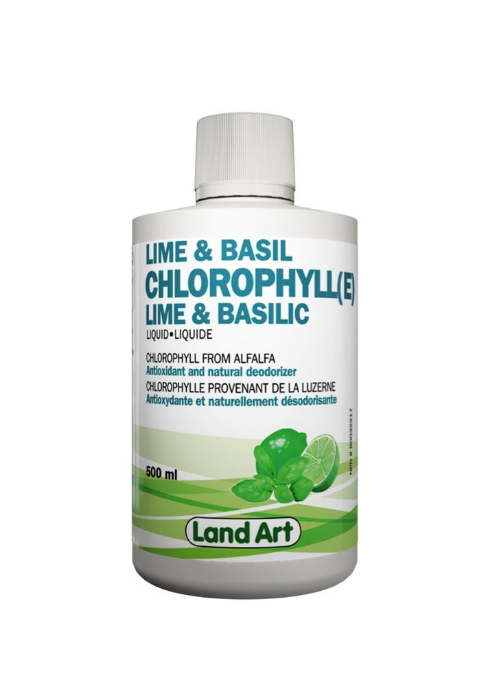 Chlorophylle liquide - 500ml - Land Art - Lime & Basilic - Land Art
