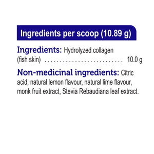 Collagène Marin Pur - Citron-Lime - Genuine Health - 228g - Genuine Health