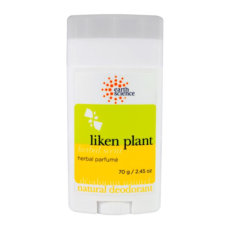 Déodorant naturel - Liken plant 70g - Earth Science - Parfumé Herbal - Earth Science