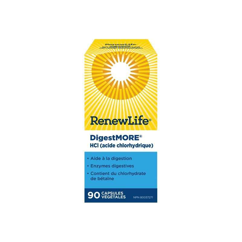 DigestMORE HCI - 90 Végécapsules - Renew Life - Default - Renew Life