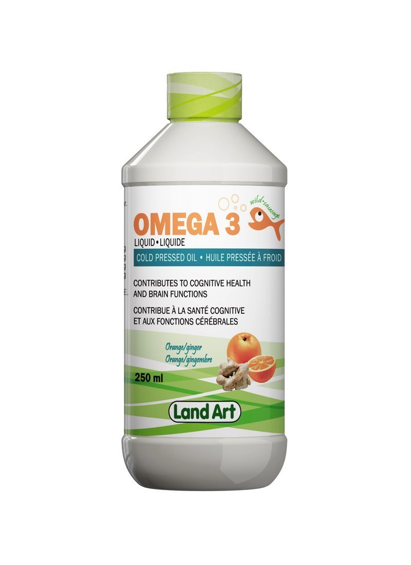 Omega 3 liquide Orange/Gingembre 250ml Land ArtLand Art