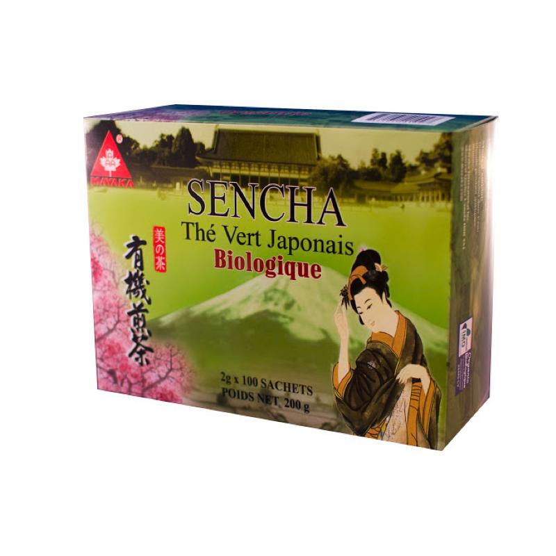 Thé vert de Chine Sencha Bio sachets voile x40