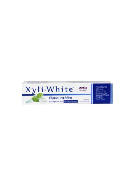 Xyli-White - Dentifrice - Now - Menthe platine et bicarbonate de soude - Now