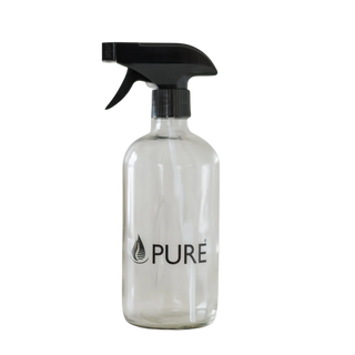 Bouteille en verre vide avec vaporisateur 500mL - PURE