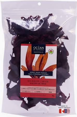 Bacon de Mer (Dulse) entière - Biologique - 30g - Océan de Saveurs - Vogel Saint - Jérôme