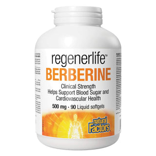 Berbérine Regenerlife - 500mg - 90 gélules - Natural Factors - Natural Factors