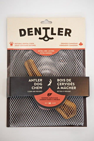 Bois de cervidés à mâcher tranché - Fumé - Moyen - Dentler - Dentler