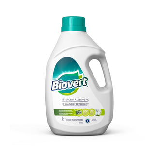 Détergent à Lessive HE - 4,43L - Biovert - Coton Frais - Biovert