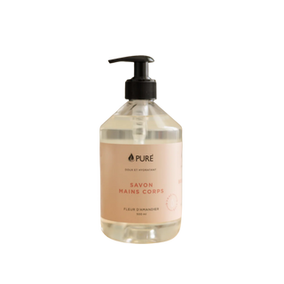 Savon mains et corps - Fleur d'Amandier - PURE