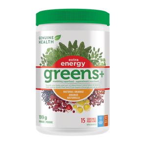 Greens+ Extra Energy - Orange - 199g - Genuine Health