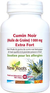 Huile de Cumin noir Extra fort - 60 caps. - New Roots - New Roots Herbal