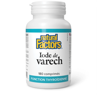 Iode de Varech - 180 comp. - Natural Factors - Natural Factors