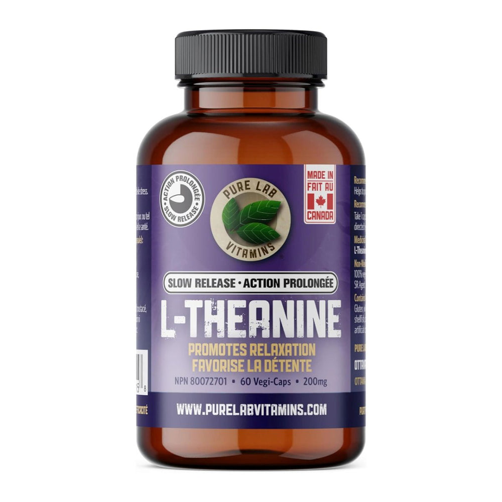 L - Théanine 200mg - Libération lente - Pure Lab Vitamins - Pure Lab Vitamins