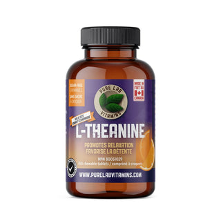 L - Théanine Croquable - 125mg - Pure Lab Vitamins - 150 Comprimés - Pure Lab Vitamins