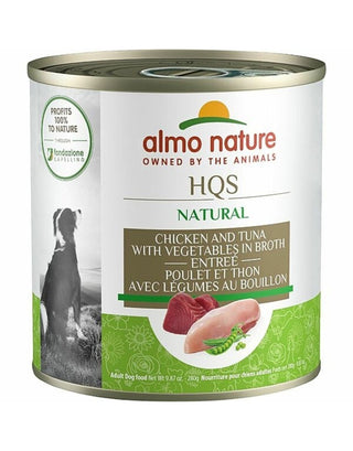 Poulet et Thon légumes au bouillon - HQS - 280g - Almo - Almo