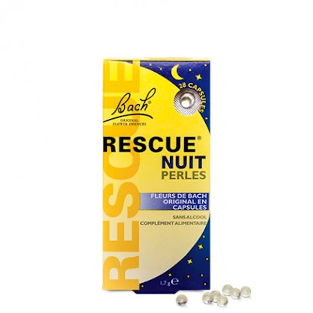 Rescue Nuit - 28 capsules liquide - Les fleurs de Bach - Les Fleurs de Bach