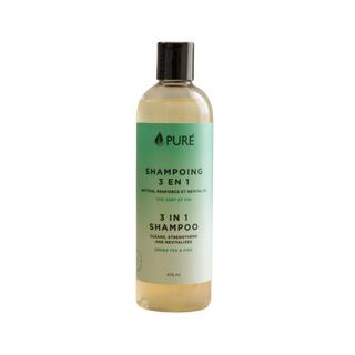 Shampoing 3-en-1 - Thé Vert & Pin - PURE