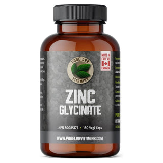 Zinc Glycinate - Pure Lab Vitamins - 150 capsules - Pure Lab Vitamins