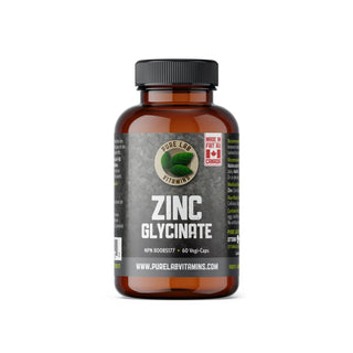 Zinc Glycinate - Pure Lab Vitamins - 60 capsules - Pure Lab Vitamins