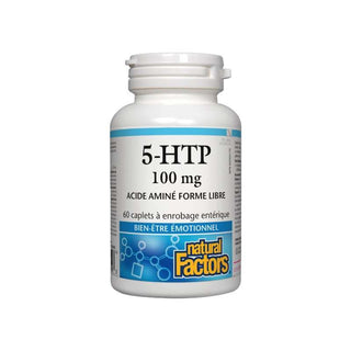 5 - HTP 100mg - 60 comprimés à effet prolongé - Natural Factors - Default - Natural Factors