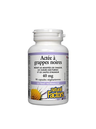 Actée à grappes noires - 40mg - 90 capsules - Natural Factors