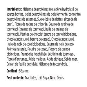 Barre Clean Collagen - Chocolat Framboises - Genuine Health - Genuine Health