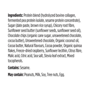 Barre Clean Collagen - Chocolat Framboises - Genuine Health - Genuine Health