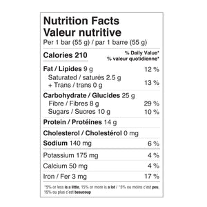 Barre Fermented VeganProteins+ - Chocolat & Amandes - 55g - Genuine Health