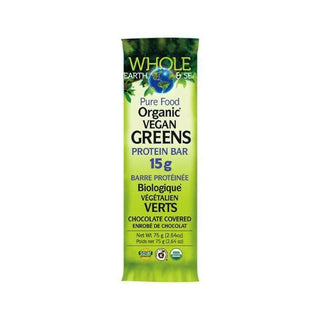 Barre Protéinée Biologique Végétalien Vert - 75g - Whole Earth & Sea