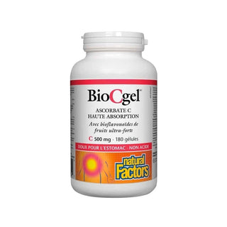 BioCgel - 500mg - Boni 210 gélules - Natural Factors - Natural Factors