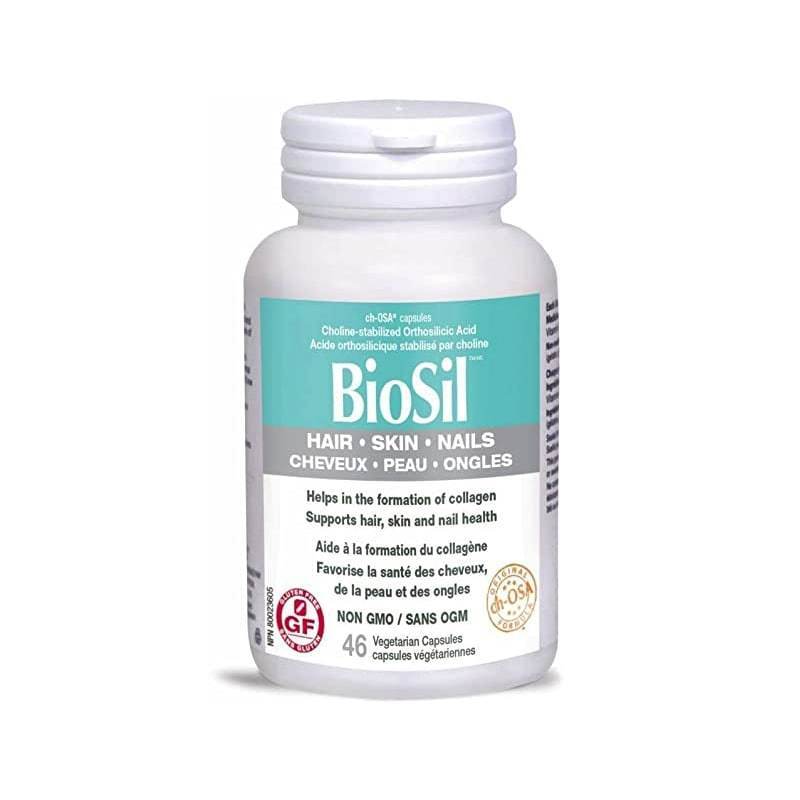 Biosil - Cheveux-Peau-Ongles - Capsules - 46 Végécapsules - Biosil