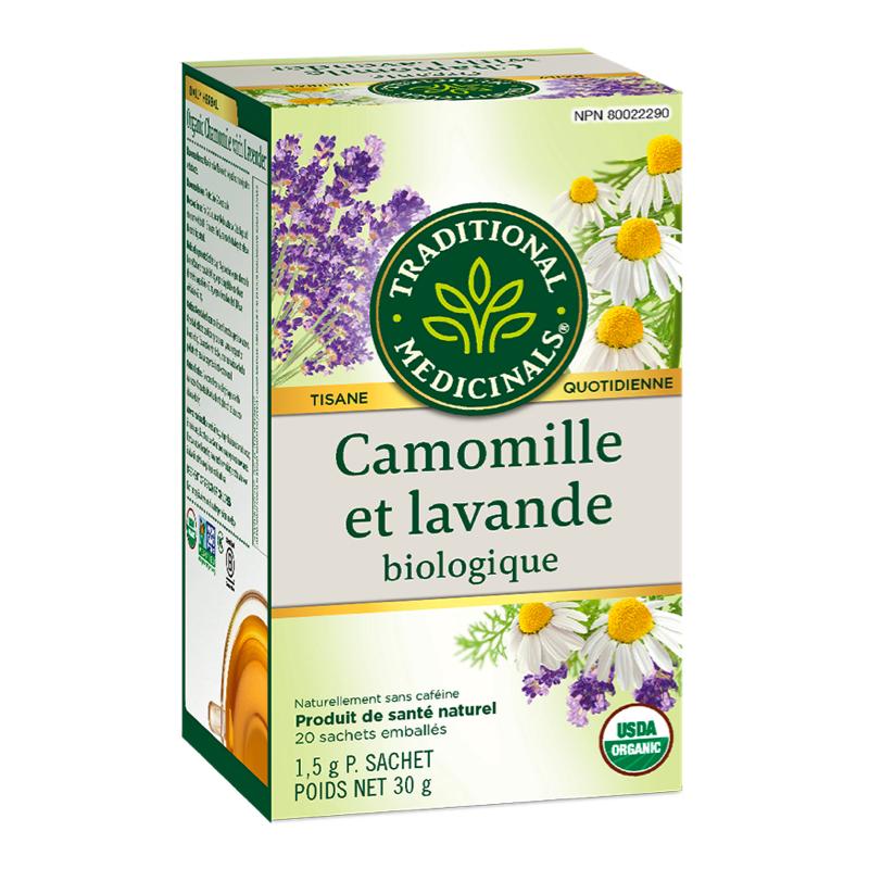 Camomille et Lavande Biologique - 20 sachets - Traditional Medicinals - Default - Traditional Medicinals