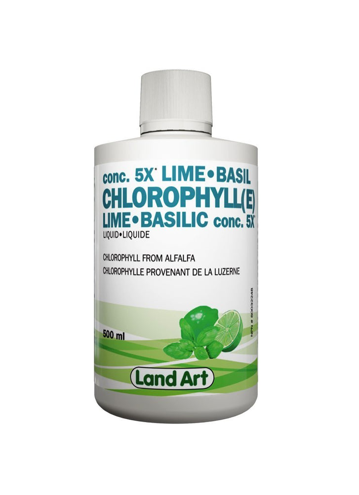 
                
                    Load image into Gallery viewer, Chlorophylle concentrée 5X - 500ml - Land Art - Lime &amp;amp; Basilic - Land Art
                
            
