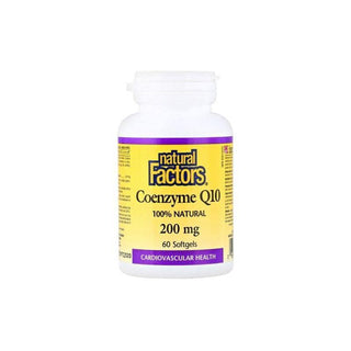 Coenzyme Q10 - 200mg - 60 gélules - Natural Factor's - Default - Natural Factors