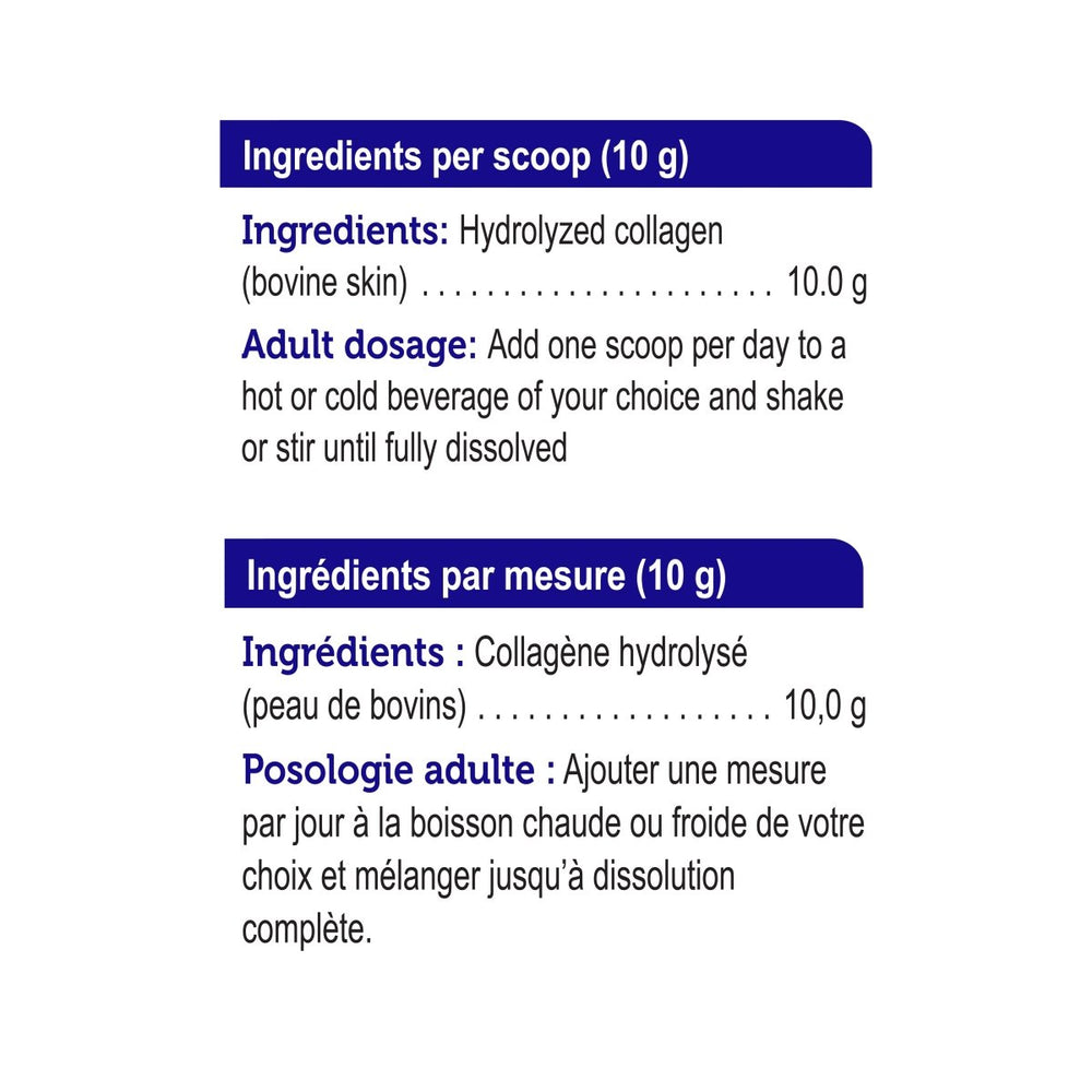Collagène Bovin Pur - Non Aromatisé - Genuine Health - 500g - Genuine Health