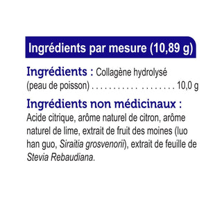 Collagène Marin Pur - Citron-Lime - Genuine Health - 228g - Genuine Health