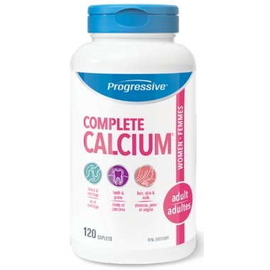 Complete Calcium - Femmes Adultes - 120 comprimés - Progressive - Progressive