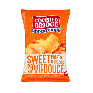 Croustilles Patates Douce & Sel de Mer - 142g - Covererd Bridge - Covered Bridge Potato Chips