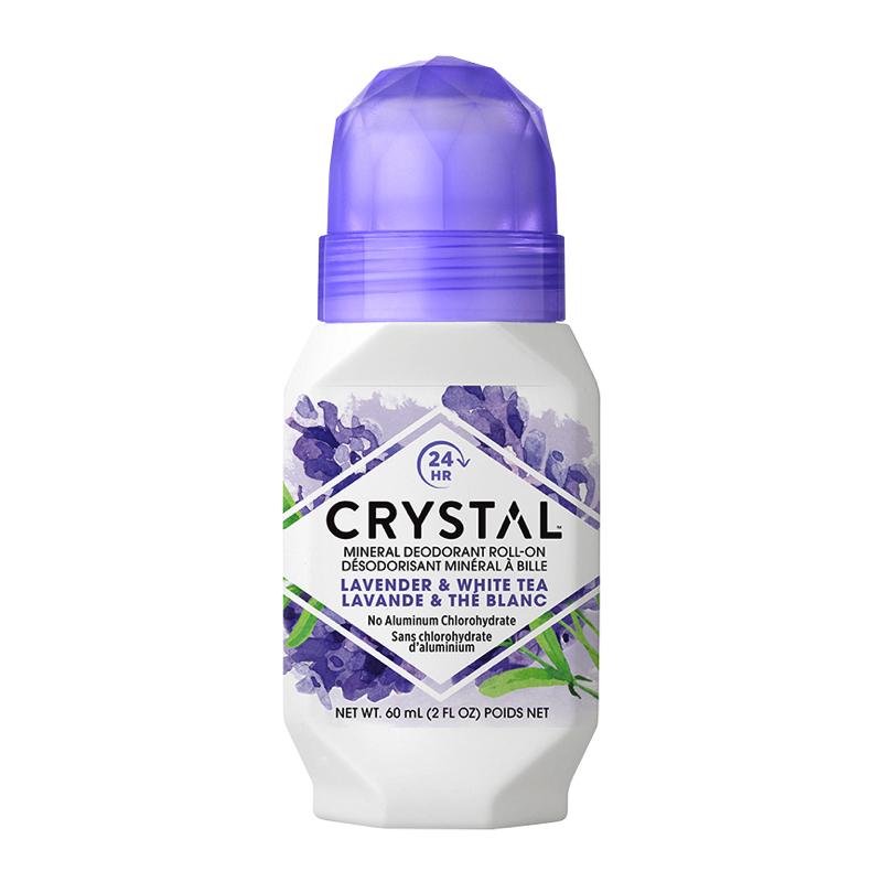 Déodorant Roll-on - 60ml - Crystal - Lavande et thé blanc - Crystal