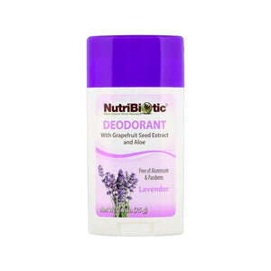 Déodorant - Sans aluminium et parabène - NutriBiotic - Lavande - NutriBiotic