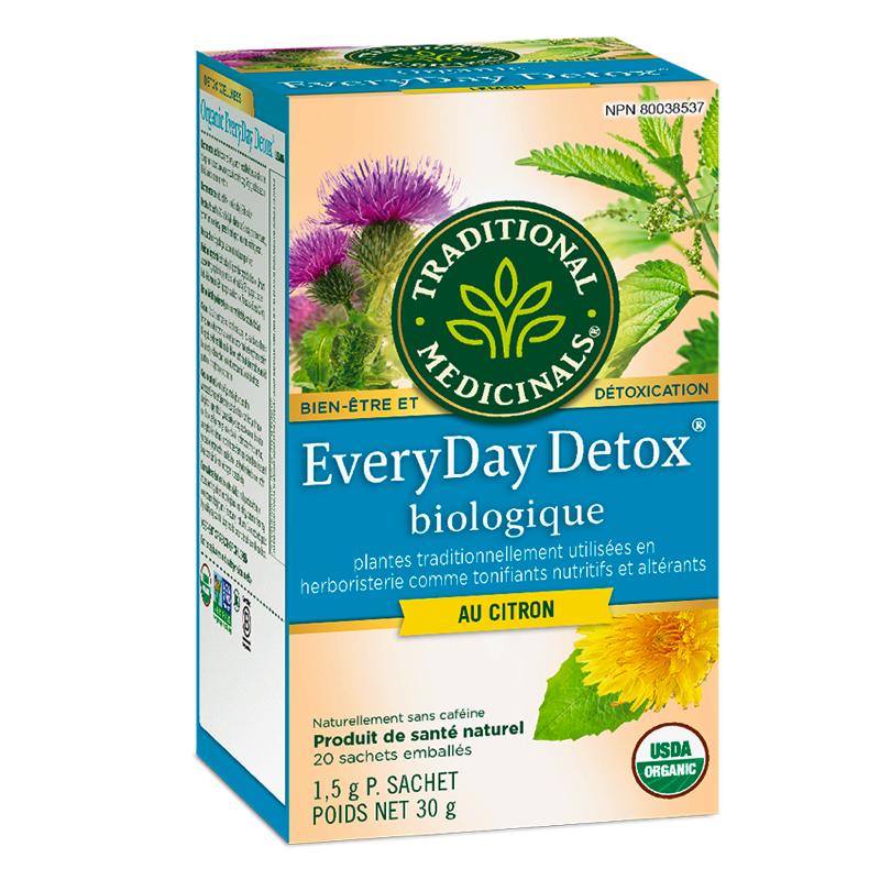 Détox Quotidienne Biologique - Citron - 20 sachets - Traditional Medicinals - Default - Traditional Medicinals