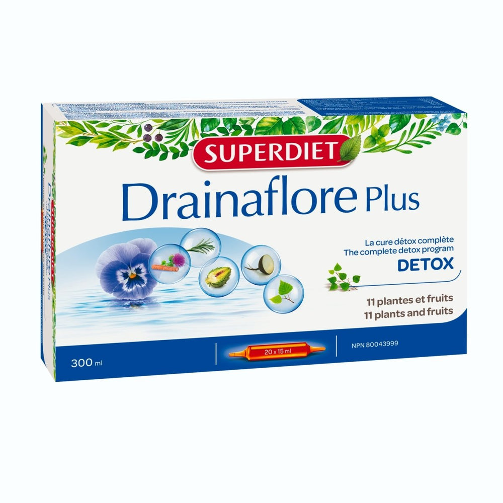Drainaflore Plus - 20x15ml - SuperDiet - Default - Super Diet