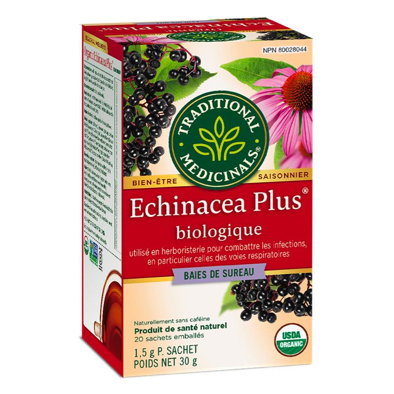 Echinacea Plus Sureau - 20 sachets - Traditional Medicinals - Default - Traditional Medicinals