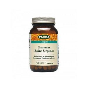 Enzymes - Soins urgents - Flora - 60 Végécapsules - Flora