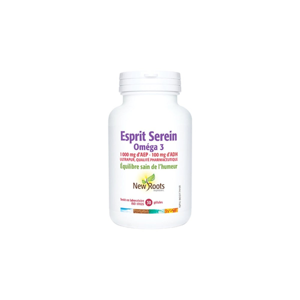 Esprit Serein Omega - 30 gel - New Roots - New Roots Herbal