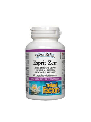 
                
                    Load image into Gallery viewer, Esprit Zen - 60 capsules - Natural Factors - Stress-Relax
                
            